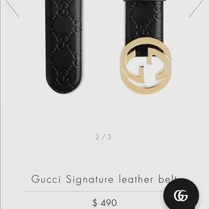 GUCCI Signature Belt